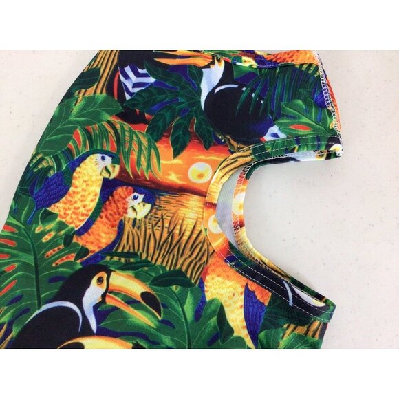 Rome SDS Balaclava Neck Warmer Tropical Toucan Print Mens One Size - Picture 7 of 7